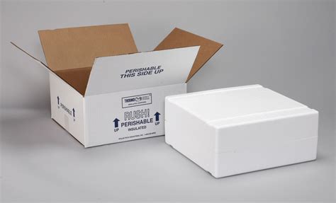styrofoam boxes for shipping frozen food