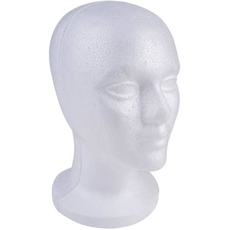 styrofoam foam mannequin head