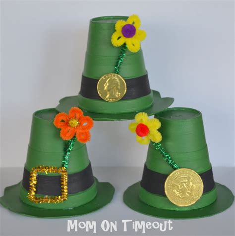 Styrofoam Leprechaun Hats