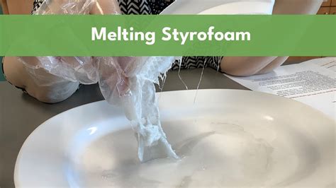 styrofoam melting point
