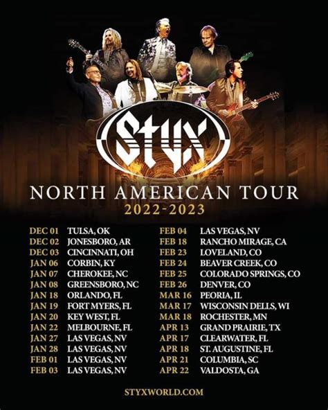 styx tour dates