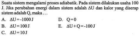 Suatu Sistem Mengalami Proses Adiabatik: Kelebihan dan Kekurangan