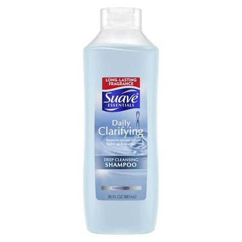 suave daily clarifying shampoo for oily hair