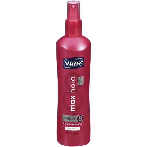 suave max hold hairspray 8 unscented