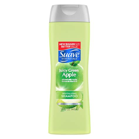 suave naturals juicy green apple shampoo