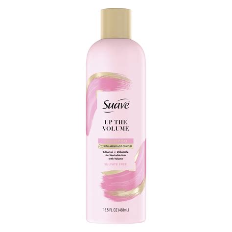 suave shampoo pink bottle