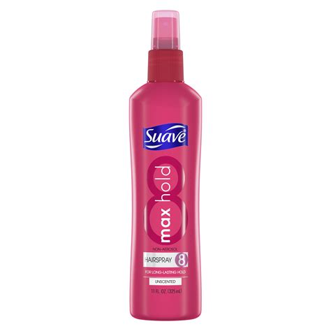 suave unscented pump hairspray