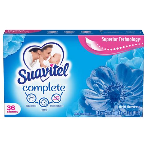 suavitel field flowers dryer sheets