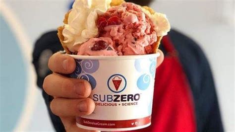 Sub Zero Ice Cream Allergens