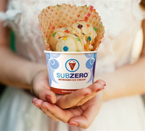 Sub Zero Ice Cream Opening Times
