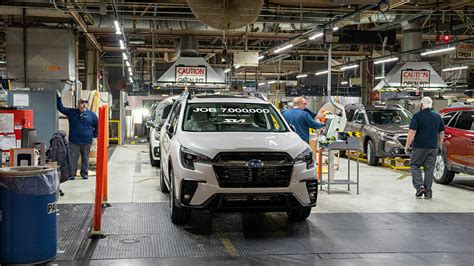 Subaru of Indiana Automotive produces 4 millionth Subaru