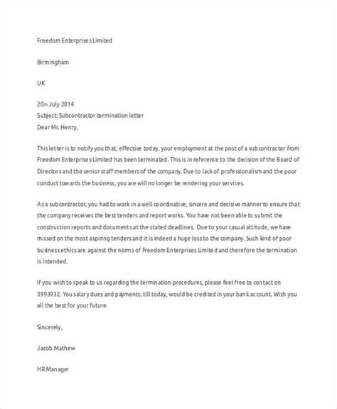 50 Editable Contract Termination Letters (FREE