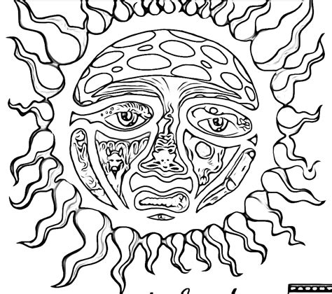 Sublime Sun Coloring Pages