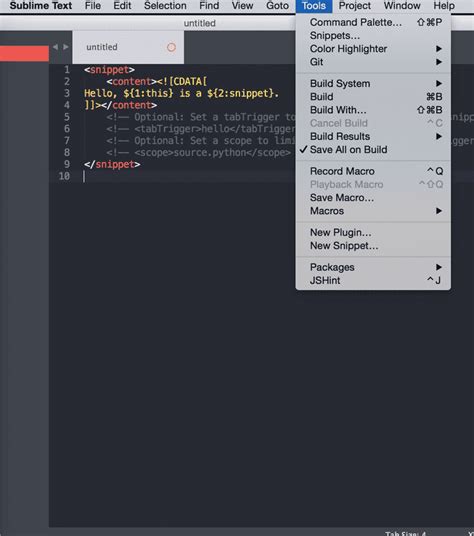 Sublime Text Sidebar Api