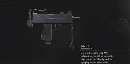 Submachine Gun Ammo Re2