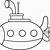 submarine coloring page