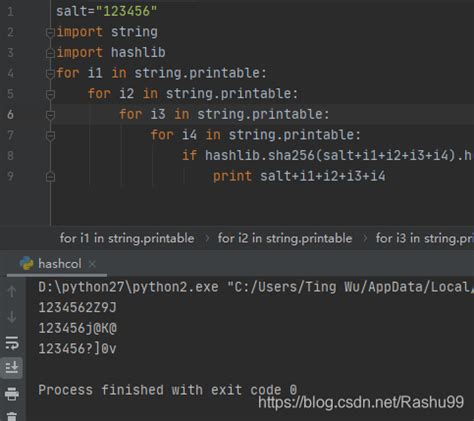 Submit A Printable String X, Such That Sha256(X)[ 6:] Ctf