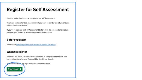 submit self assessment online