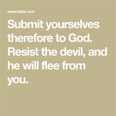 Submit to God