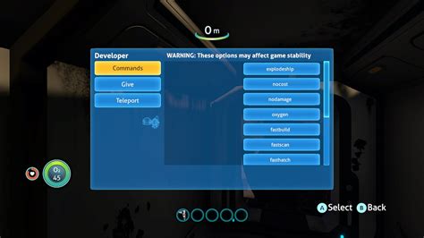 Subnautica Console Commands