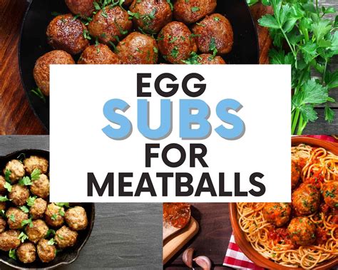 Substitute For Egg To Bind Meatballs