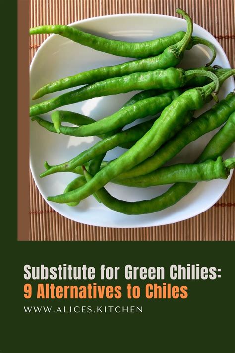 substitution for green chiles