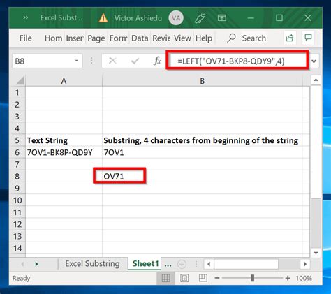 Excel Substring How to Get (Extract) Substring in Excel