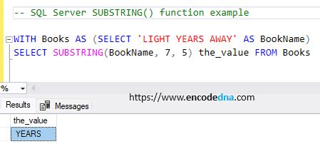 substring in sql with example