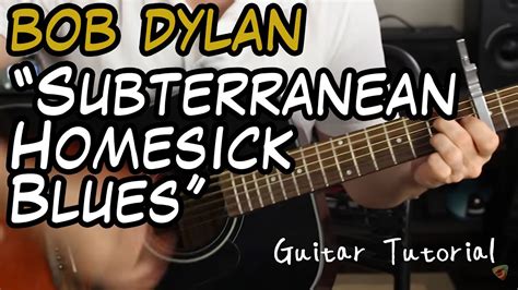 subterranean homesick blues guitar lesson
