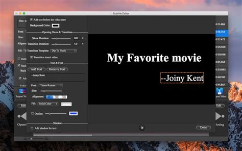 Top 3 Subtitle Editing Software for Mac Elevate Your Video Subtitling Experience