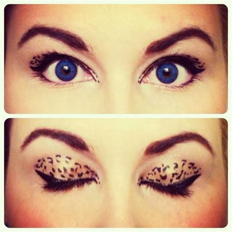 Subtle Leopard Eyeliner