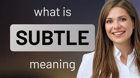 subtle variations in meaning