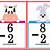 subtraction flashcards