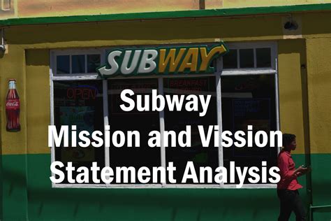 subway restaurant mission statement