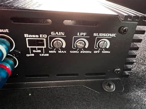 Subwoofer Amp In