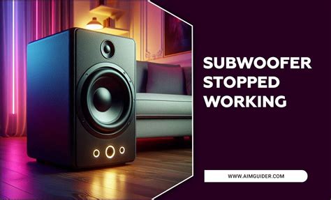 Subwoofers Stopped Working