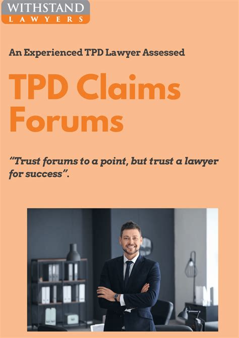 successful tpd claims forum