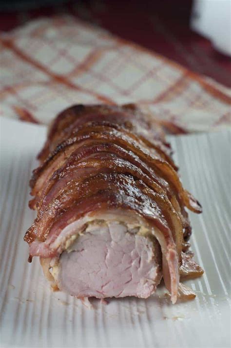 Bacon-wrapped pork filet
