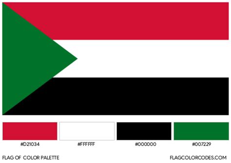 sudan flag colors meaning