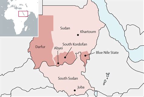 sudan war 2023 map