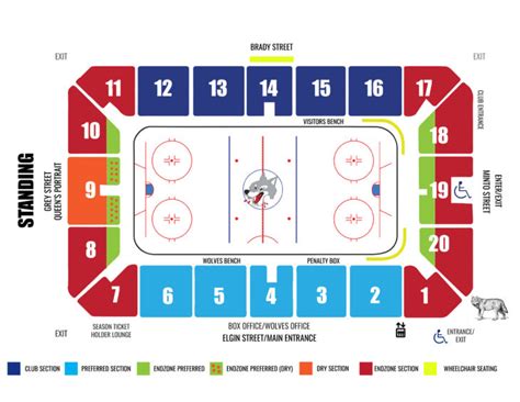 Sudbury Arena, section 1, row J, seat 7 Sudbury Wolves vs Sault Ste