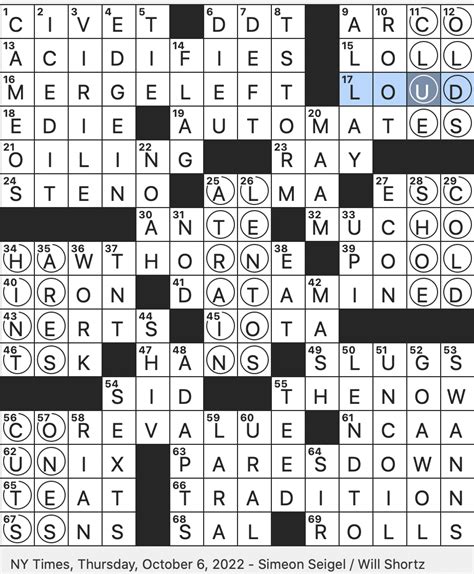 There will come soft rain Crossword WordMint