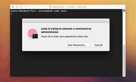 sudo access to user in mac