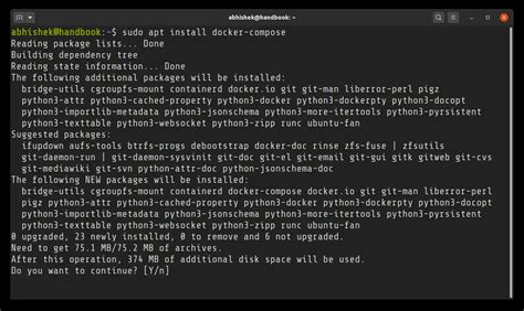 sudo apt get install docker compose v2