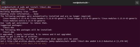 sudo apt get install libssl dev mac