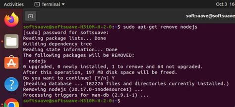 sudo apt get purge nodejs