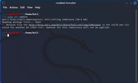 sudo apt get update failed to fetch kali linux