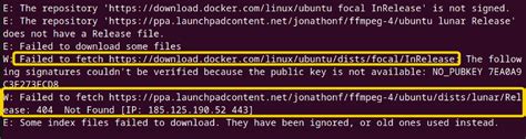sudo apt get upgrade failed to fetch