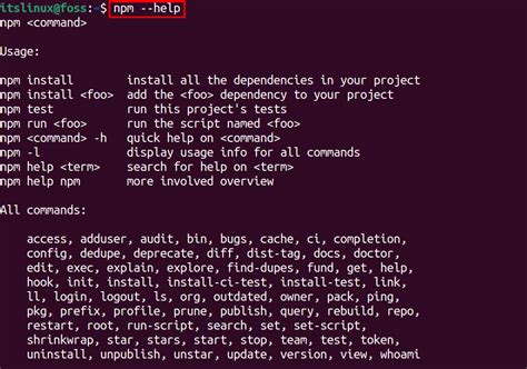 sudo apt install npm version