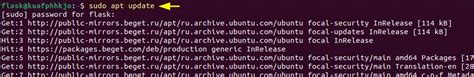 sudo apt install python flask